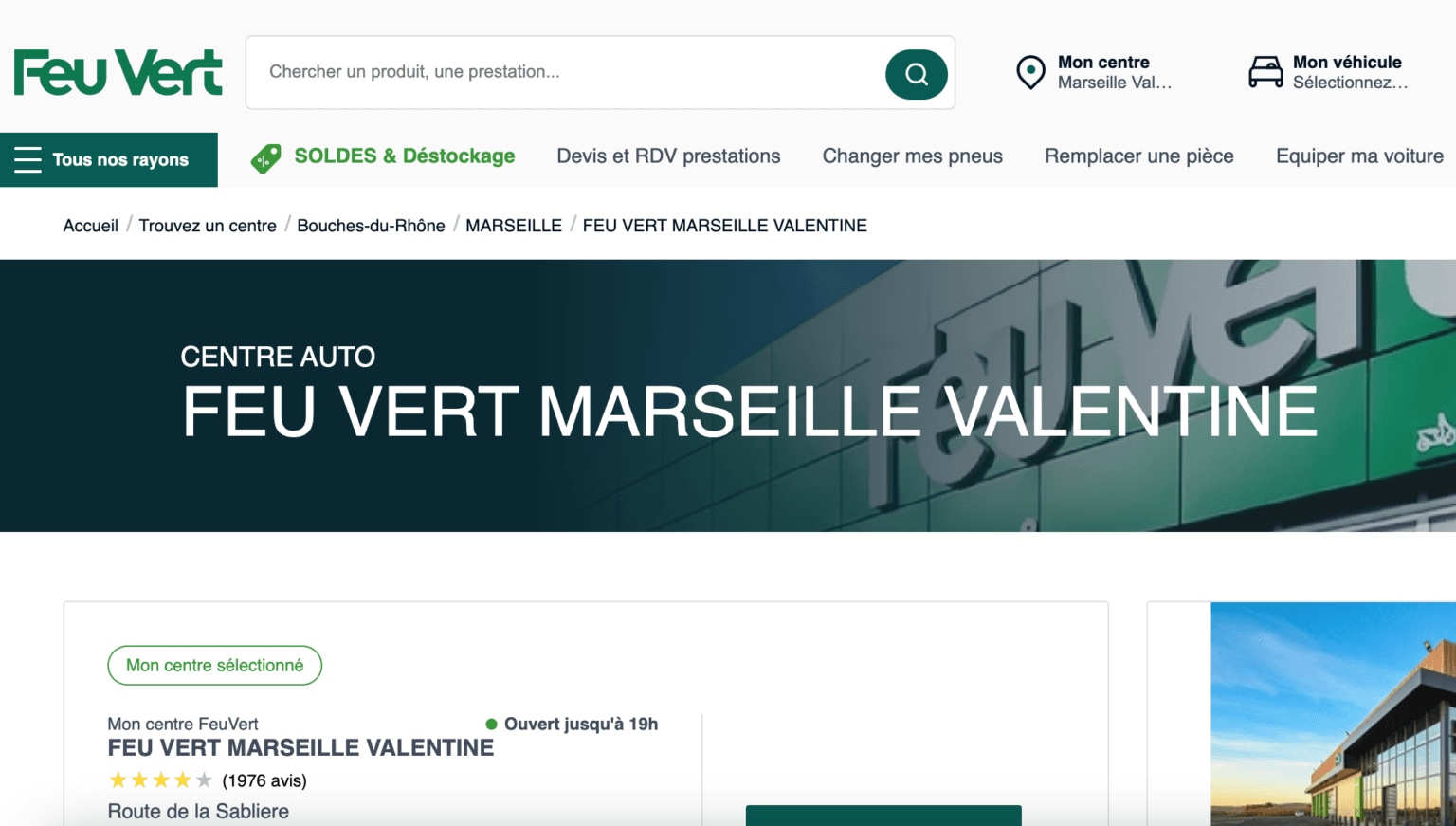 Feu Vert Valentine : le centre auto de référence à Marseille feu vert valentine