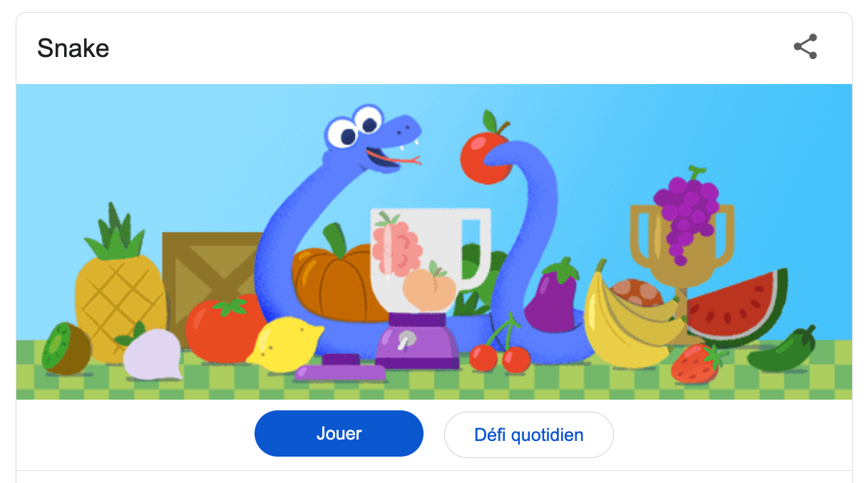 jeu Google Année du Serpent